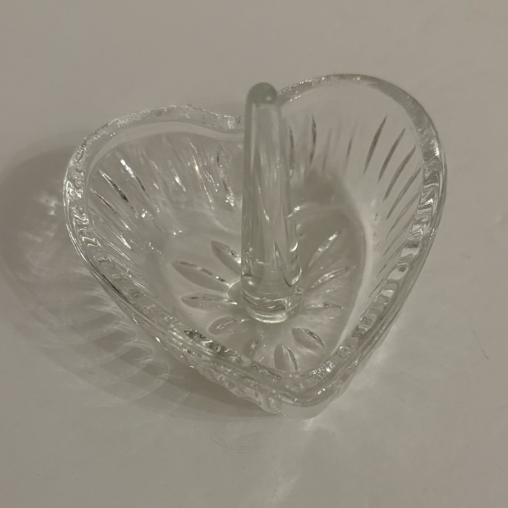 Hyaline & Dora VTG Victorian Style Crystal Heart Ring Jewelry Organizer NWT OS - Picture 4 of 9